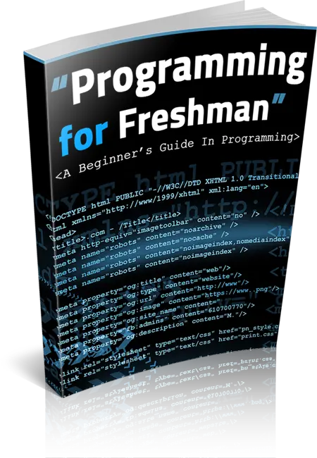 Programming for Freshman – eBook