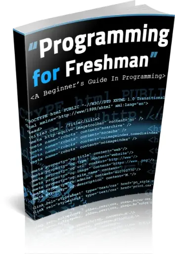 Programming for Freshman – eBook