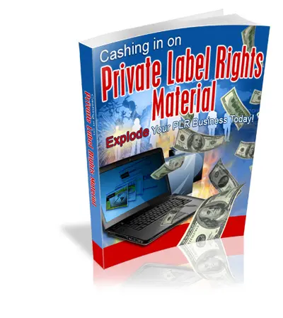 Cashing in on Private Label Rights Material