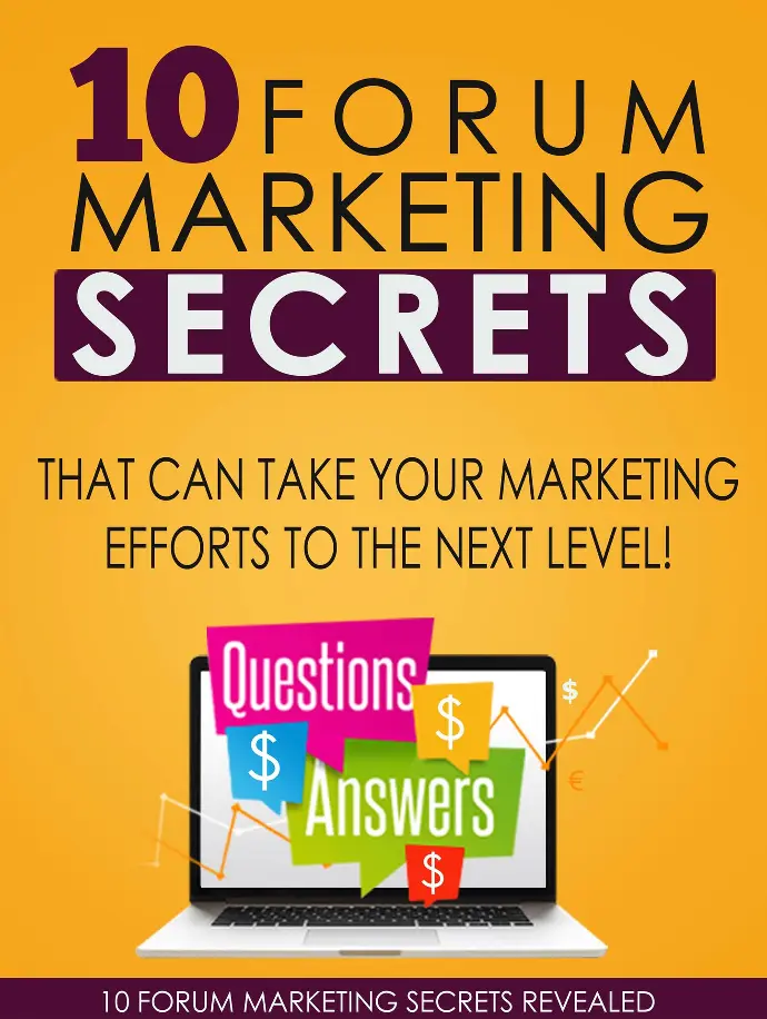 Forum Marketing Mastery 101 eBook